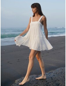 Luciee Clio Mini Dress In White