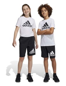 Otroške bombažne kratke hlače adidas U BL črna barva