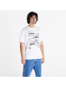 Calvin Klein Jeans Diffused Logo Short Sleeve Tee Bright White