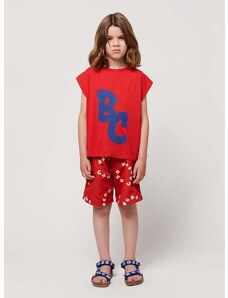 Otroške kratke hlače Bobo Choses rdeča barva