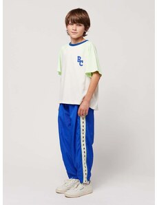 Otroške hlače Bobo Choses mornarsko modra barva