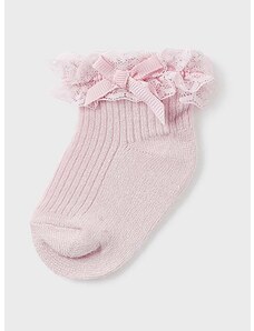 Otroške nogavice Mayoral Newborn roza barva
