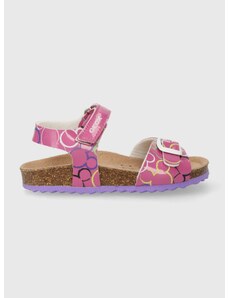 Otroški sandali Geox ADRIEL roza barva