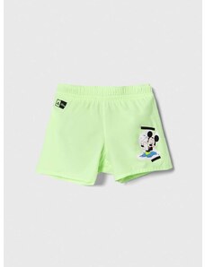 Otroške kopalne kratke hlače adidas Performance Dy Mic Swim Sho x Disney zelena barva