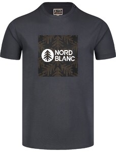 Nordblanc Siva moška bombažna majica SQUARED
