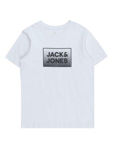 Jack & Jones Junior Majica 'STEEL' črna / bela