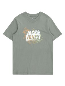 Jack & Jones Junior Majica rumena / kaki / oranžna / bela