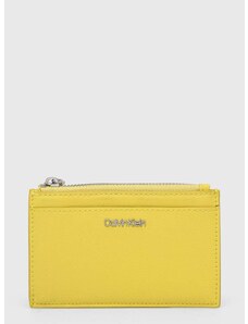 Denarnica Calvin Klein ženski, rumena barva