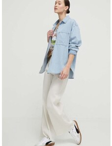 Jeans srajca Abercrombie & Fitch ženska