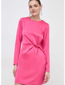 Obleka Silvian Heach roza barva
