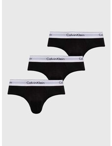 Moške spodnjice Calvin Klein Underwear 3-pack moški, črna barva