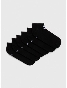 Nogavice Hummel 6-pack črna barva