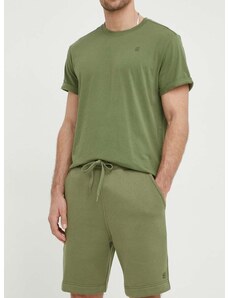 Kratke hlače G-Star Raw moški, zelena barva