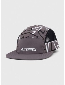 Kapa s šiltom adidas TERREX siva barva