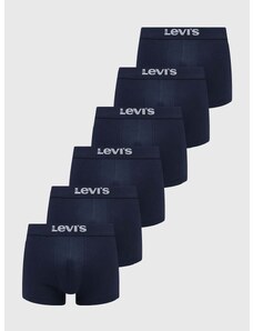 Boksarice Levi's 6-pack moški, mornarsko modra barva