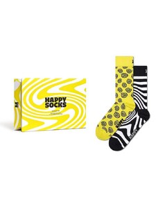 Nogavice Happy Socks Gift Box Zig Zag 2-pack