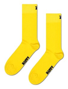 Nogavice Happy Socks Solid rumena barva