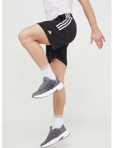 Kratke hlače za vadbo adidas Performance črna barva
