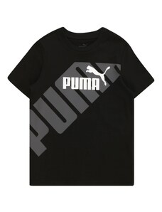 PUMA Majica 'Power' siva / črna / bela