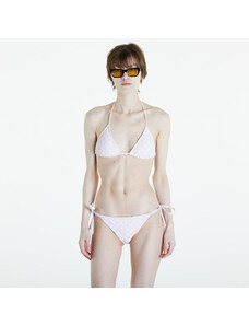 Daily Paper Reya Monogram Bikini Top Ice Pink