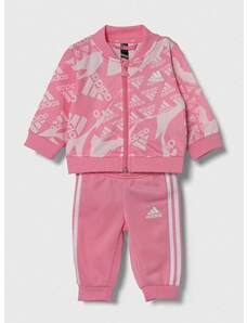 Trenirka za dojenčka adidas roza barva