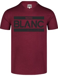 Nordblanc Temno Rdeča moška bombažna majica BLANC