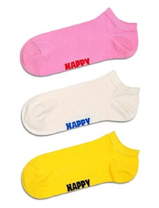 Nogavice Happy Socks Solid Low Socks 3-pack