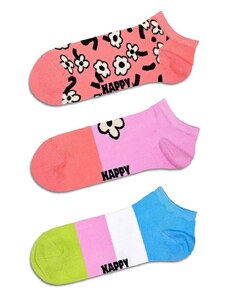Nogavice Happy Socks Flower Low Socks 3-pack