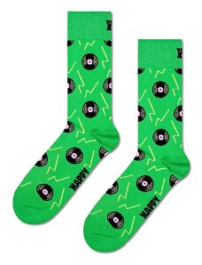 Nogavice Happy Socks Vinyl Green Sock zelena barva