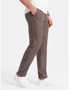 Ombre Clothing Stilske bež chinos hlače V2 PACP-0182