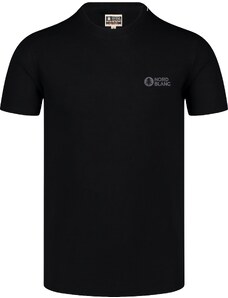 Nordblanc Črna moška bombažna majica SEAL