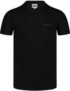Nordblanc Črna moška bombažna majica SACHET