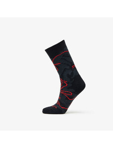 Footshop The More Basketball Socks Black/ Red