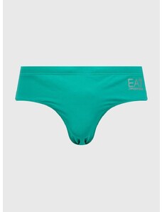 Kopalne hlače EA7 Emporio Armani zelena barva