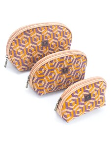 CORK Luksuzni set treh kozmetičnih torbic iz plute MONCAO