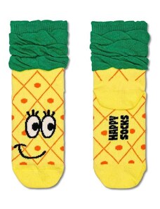 Otroške nogavice Happy Socks Kids Pineapple Sock rumena barva