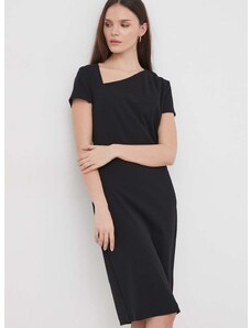 Obleka Calvin Klein črna barva
