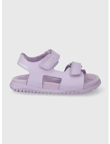 Otroški sandali Geox SANDAL FUSBETTO vijolična barva