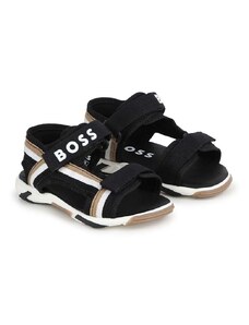 Otroški sandali BOSS črna barva