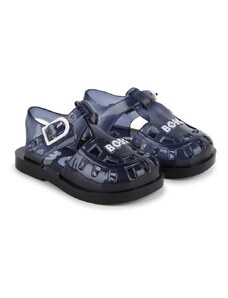 Otroški sandali BOSS mornarsko modra barva