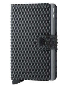 Usnjena denarnica Secrid Cubic Black-Titanium črna barva