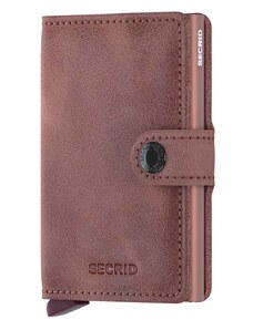 Usnjena denarnica Secrid Vintage Mauve roza barva