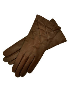 1861 Glove manufactory Firenze Marrone Leather Gloves