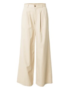 LEVI'S  Hlače z naborki 'Pleated Wideleg Trouser' svetlo rjava
