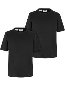 Urban Classics Kids Boys' T-shirt made of organic cotton base - 2pcs - black