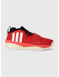 Košarkarski copati adidas Performance Dame 8 Extply rdeča barva