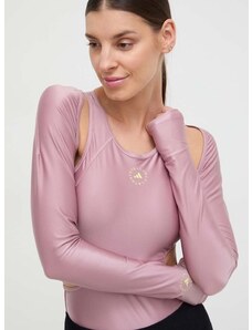 Body adidas by Stella McCartney ženski, roza barva