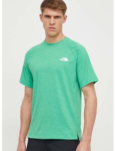 Športna kratka majica The North Face Foundation zelena barva