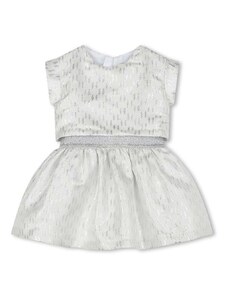 Obleka za dojenčka Karl Lagerfeld bela barva