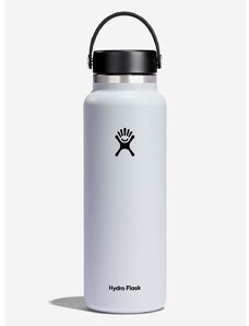 Termo steklenica Hydro Flask 40 OZ Wide Mouth Flex Cap White